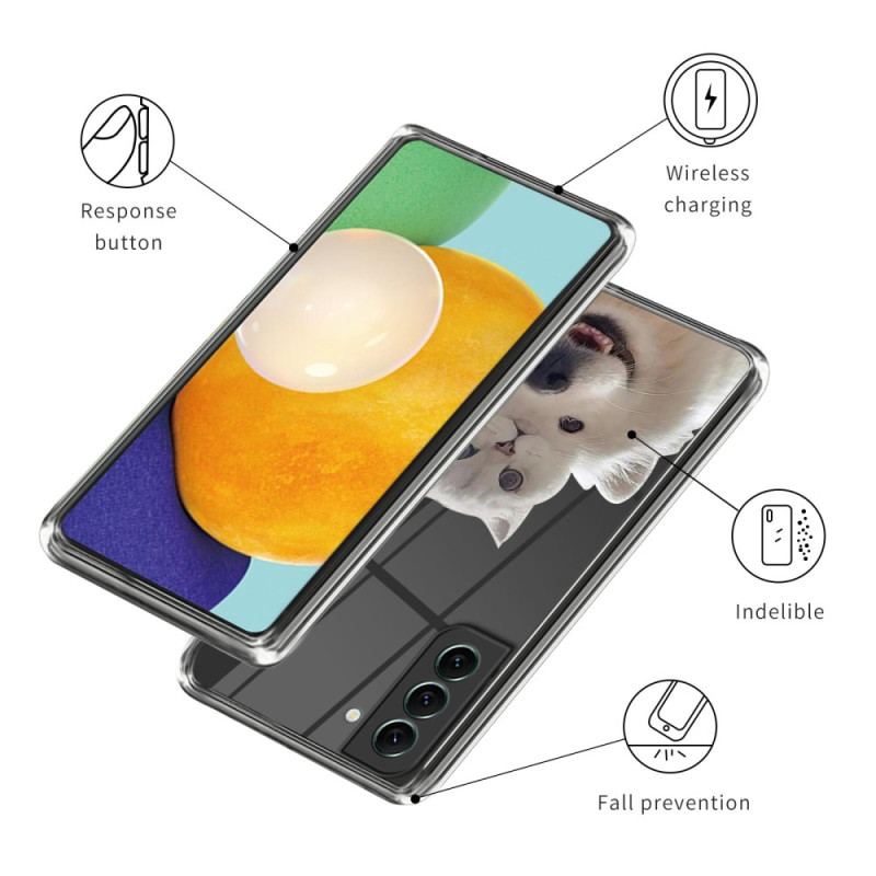 Futerały Samsung Galaxy S24 Plus 5g Etui Na Telefon Kot I Pies