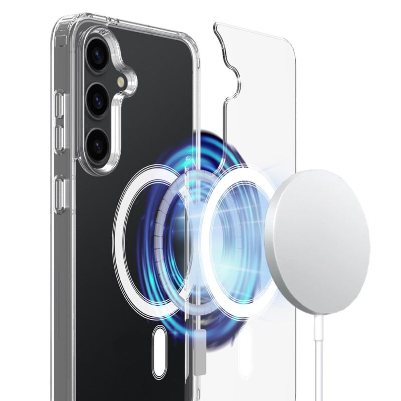 Futerały Samsung Galaxy S24 Plus 5g Etui Na Telefon Przezroczysty Kompatybilny Z Magsafe