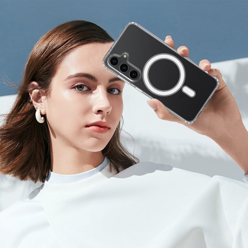 Futerały Samsung Galaxy S24 Plus 5g Etui Na Telefon Przezroczysty Kompatybilny Z Magsafe