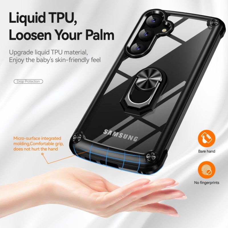 Futerały Samsung Galaxy S24 Plus 5g Etui Na Telefon Z Metalowym Pierścieniem Podtrzymującym