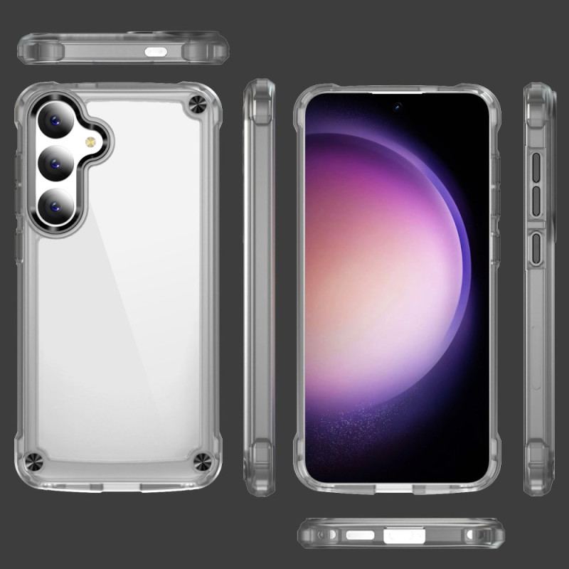 Futerały Samsung Galaxy S24 Plus 5g Etui Na Telefon Zderzak Z Przezroczystymi Krawędziami