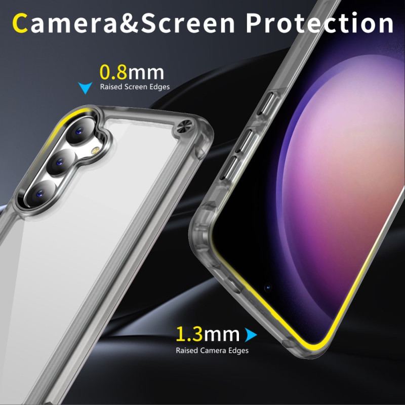 Futerały Samsung Galaxy S24 Plus 5g Etui Na Telefon Zderzak Z Przezroczystymi Krawędziami