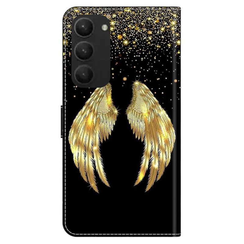 Obudowa Samsung Galaxy S24 Plus 5g Etui Na Telefon Złote Skrzydła