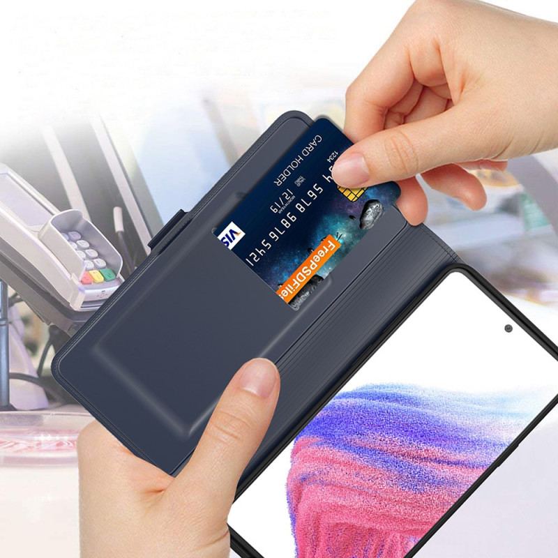 Skórzany Futerał Samsung Galaxy S24 Plus 5g Etui Na Telefon Posiadacz Karty