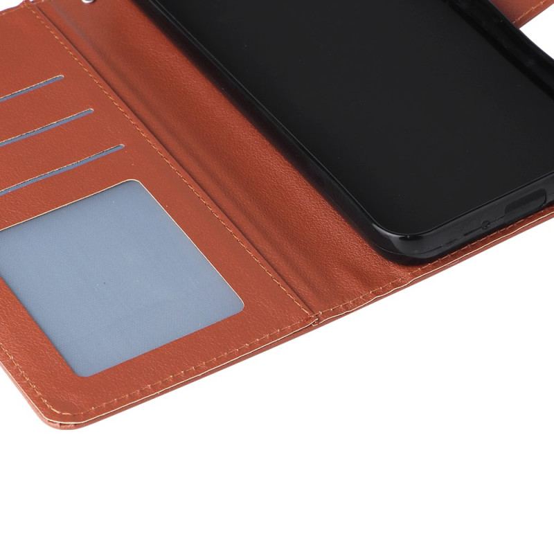 Skórzany Futerał Samsung Galaxy S24 Plus 5g Etui Na Telefon Zapięcie Magnetyczne I Pasek