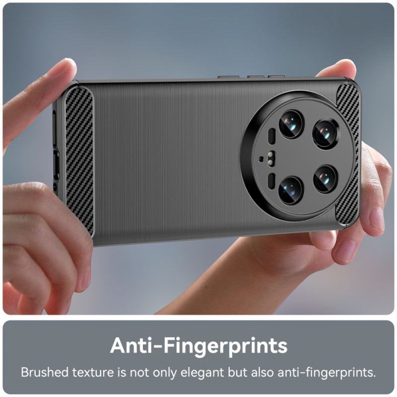 Etui Xiaomi 14 Ultra Szczotkowane Włókno Węglowe