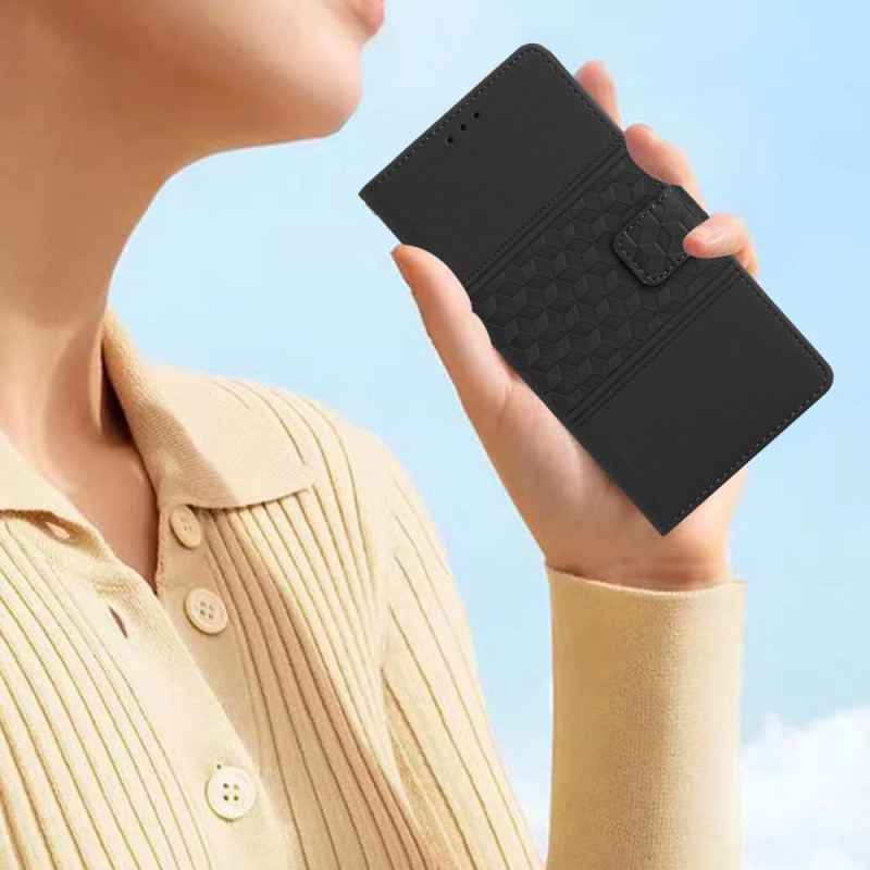 Etui Folio Do Google Pixel 8 Kostki I Fryz Z Paskami