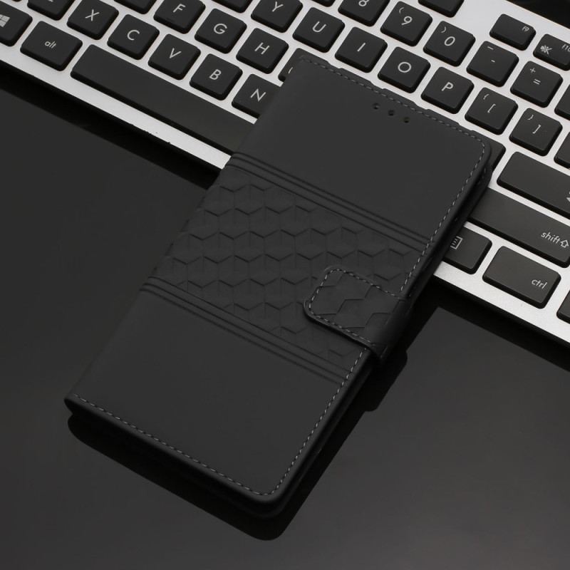 Etui Folio Do Google Pixel 8 Kostki I Fryz Z Paskami