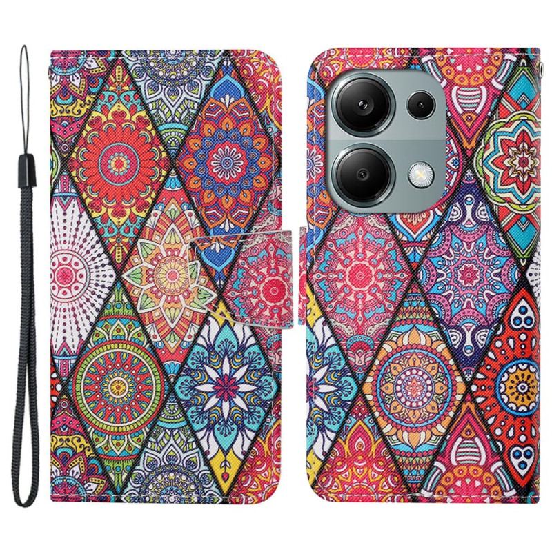 Etui Folio Do Xiaomi Redmi Note 13 Pro 4g Diamenty I Totem