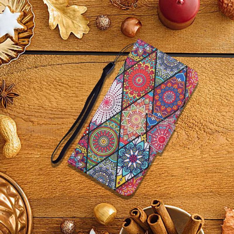 Etui Folio Do Xiaomi Redmi Note 13 Pro 4g Diamenty I Totem