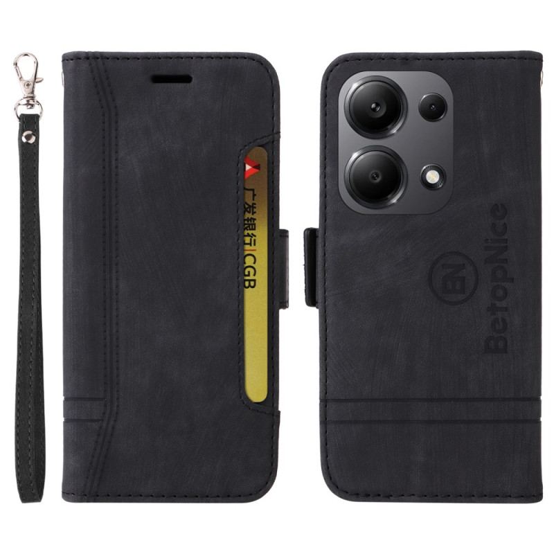 Etui Folio Do Xiaomi Redmi Note 13 Pro 4g Ze Smyczą Betopnice