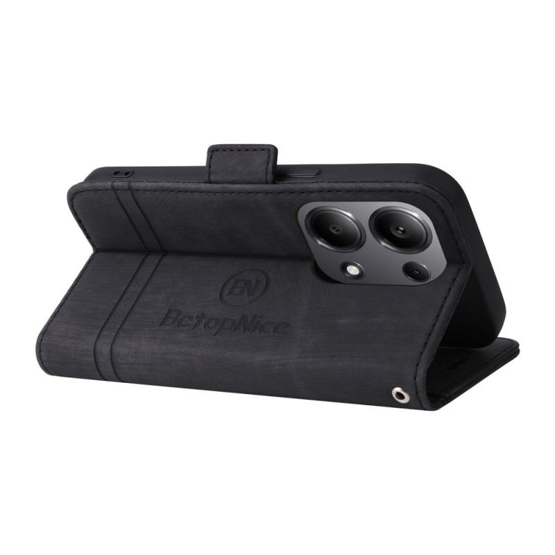 Etui Folio Do Xiaomi Redmi Note 13 Pro 4g Ze Smyczą Betopnice