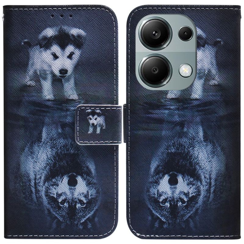 Etui Folio Xiaomi Redmi Note 13 Pro 4g Sen Szczeniaka