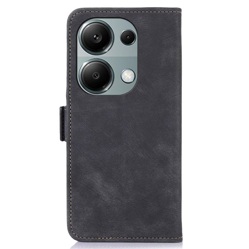Etui Folio Xiaomi Redmi Note 13 Pro 4g Skórzany Styl Vintage Abeel