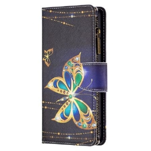 Etui Folio Xiaomi Redmi Note 13 Pro 4g Strassowy Portfel Motylkowy Z Paskiem Etui Ochronne