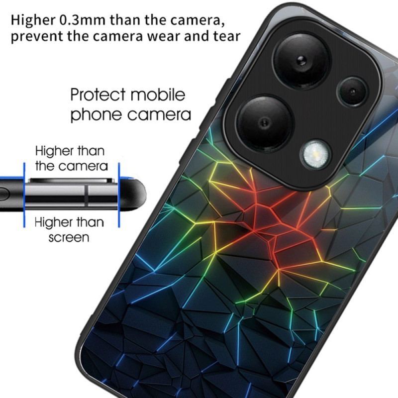 Etui Xiaomi Redmi Note 13 Pro 4g Geometria Szkło Hartowane Etui Ochronne