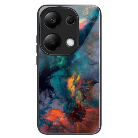 Etui Xiaomi Redmi Note 13 Pro 4g Kolorowe Chmurki Ze Szkła Hartowanego