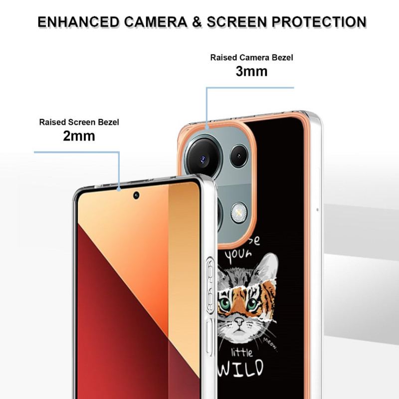 Etui Xiaomi Redmi Note 13 Pro 4g Kot I Tygrys Etui Ochronne