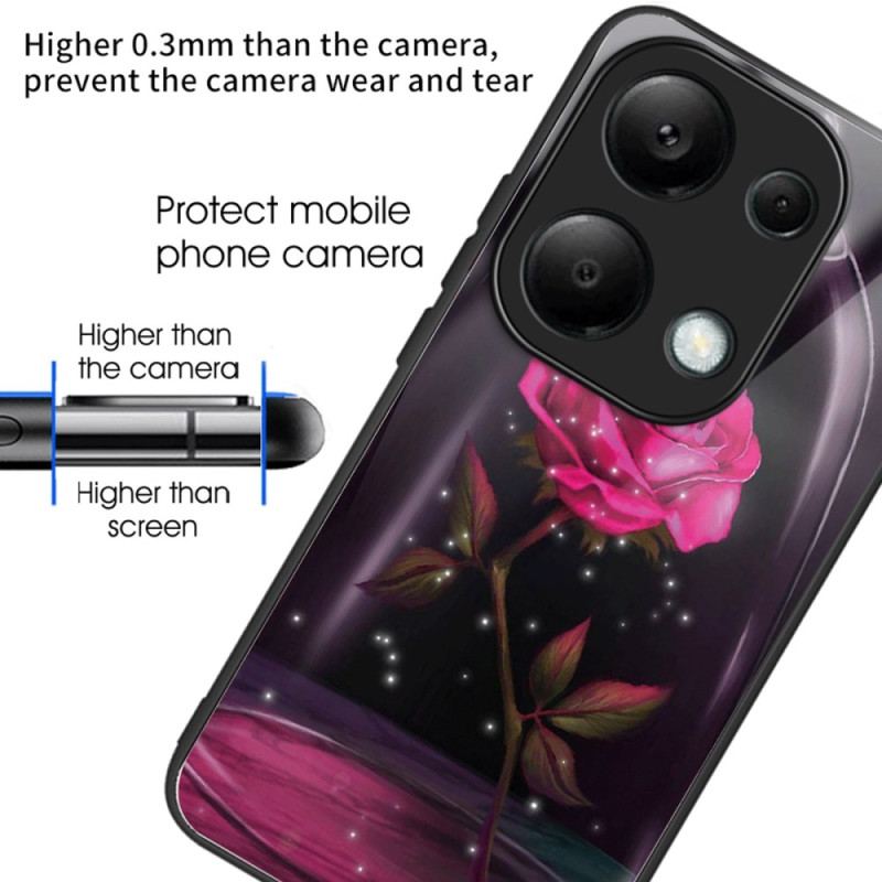 Etui Xiaomi Redmi Note 13 Pro 4g Różowe Szkło Hartowane