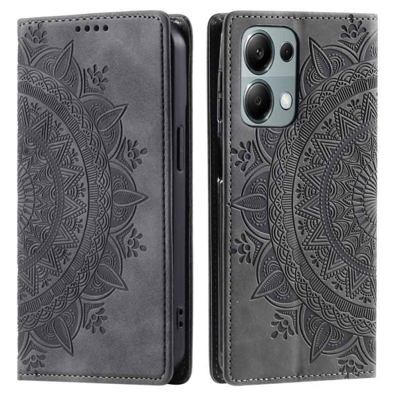 Flip Kotelot Xiaomi Redmi Note 13 Pro 4g Efekt Zamszu Mandali
