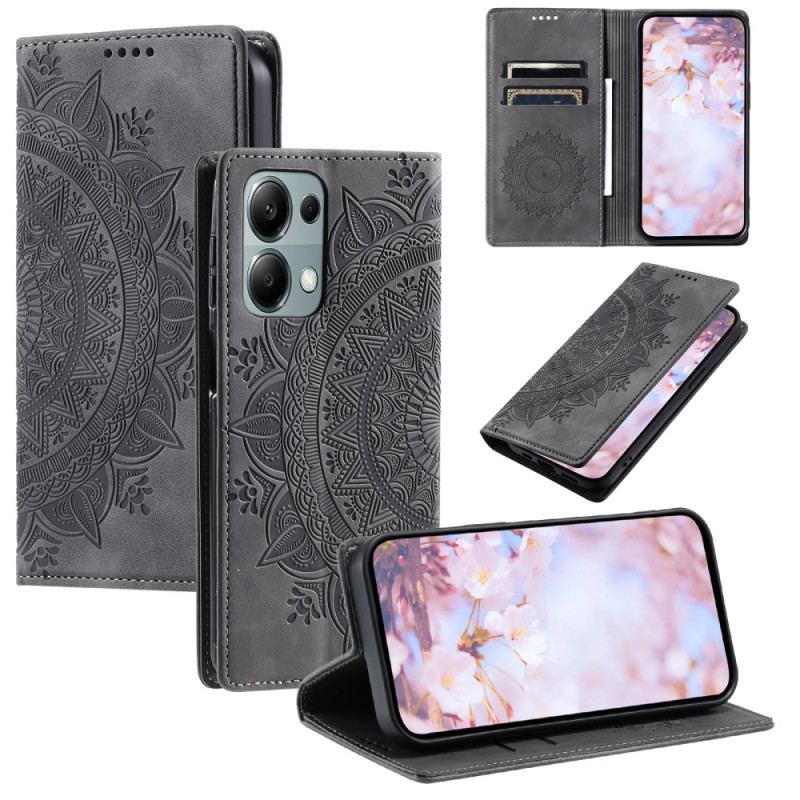 Flip Kotelot Xiaomi Redmi Note 13 Pro 4g Efekt Zamszu Mandali