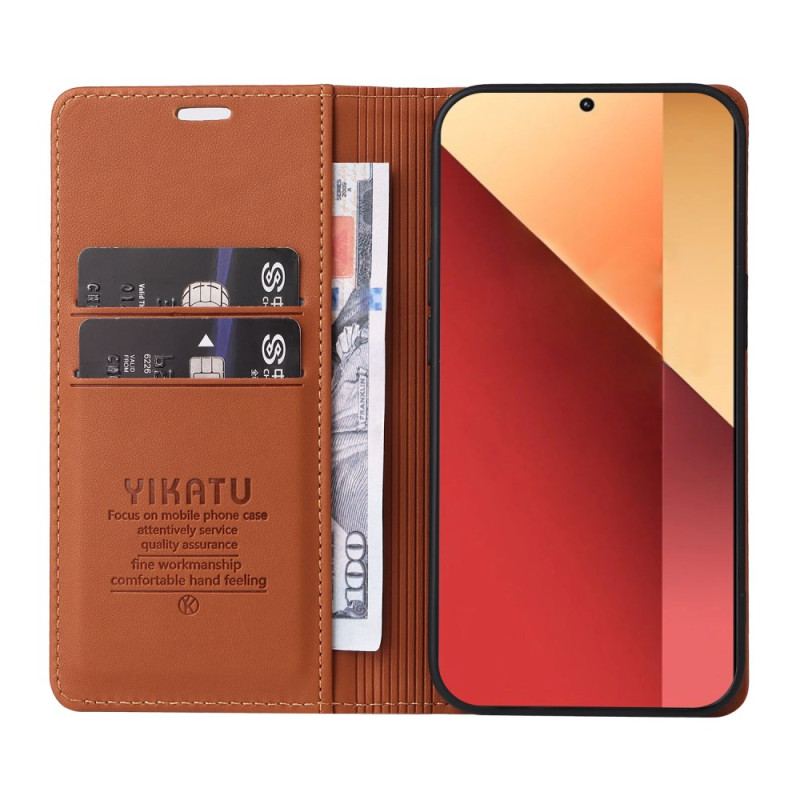 Flip Kotelot Xiaomi Redmi Note 13 Pro 4g Magnetyczne Yikatu