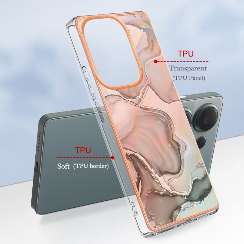 Futerały Xiaomi Redmi Note 13 Pro 4g Etui Na Telefon Marmur