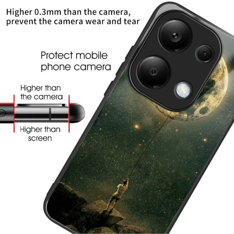 Futerały Xiaomi Redmi Note 13 Pro 4g Etui Na Telefon Szkło Hartowane CZłowiek Z Księżyca