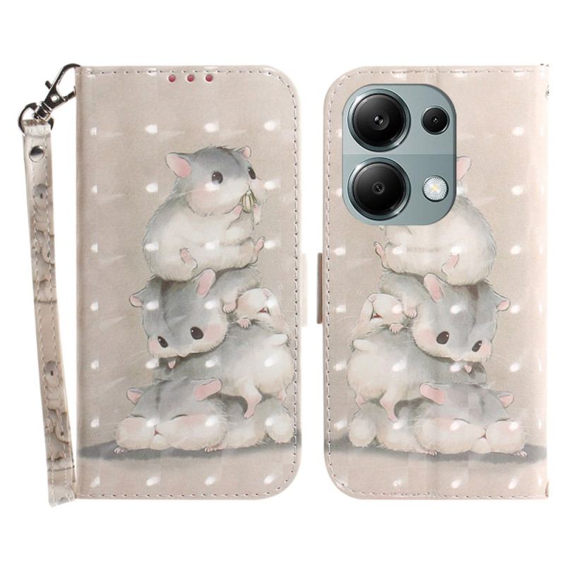 Pokrowce Xiaomi Redmi Note 13 Pro 4g Chomiki Z Paskiem