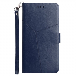Skórzany Futerał Xiaomi Redmi Note 13 Pro 4g Etui Na Telefon Konstrukcja Paska Y