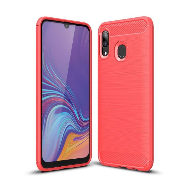 Futerały do Samsung Galaxy A40 Carbon Brushed Gel