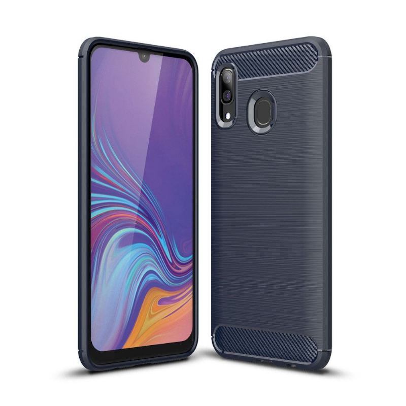 Futerały do Samsung Galaxy A40 Carbon Brushed Gel