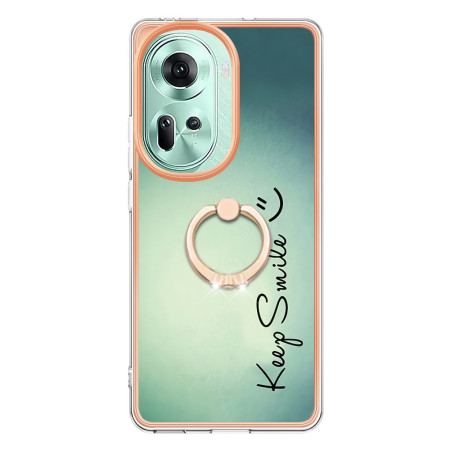 Etui Do Oppo Reno 11 5g Zachowaj Uchwyt Na Pierścień Uśmiechu