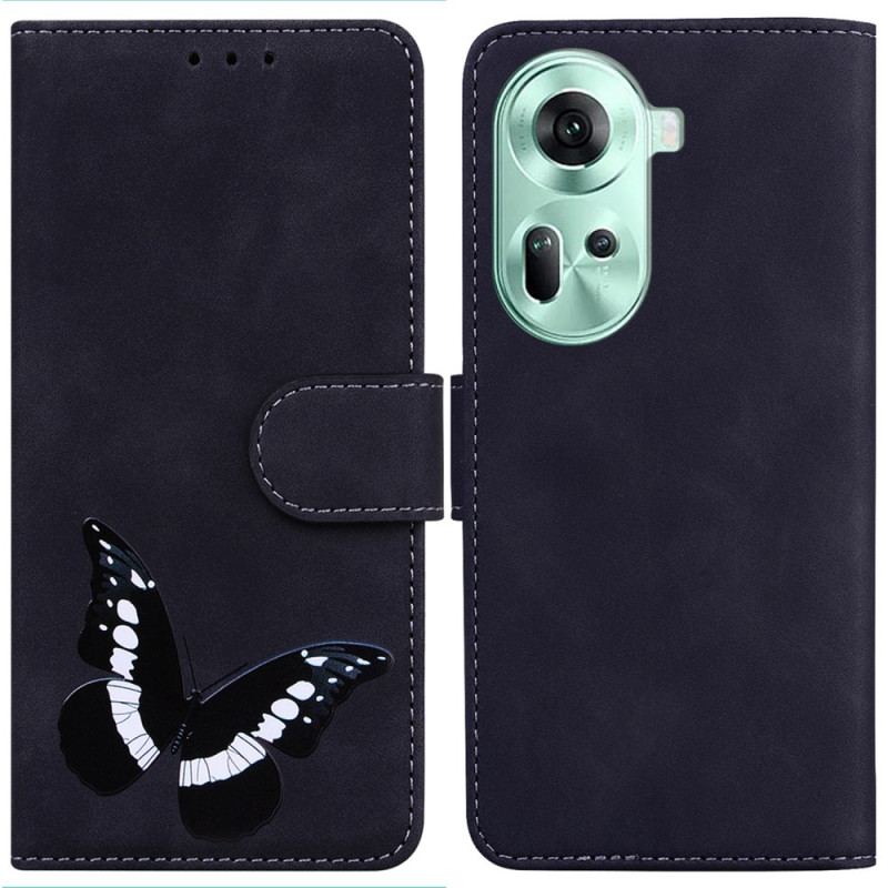 Etui Folio Oppo Reno 11 5g Motyl Etui Ochronne