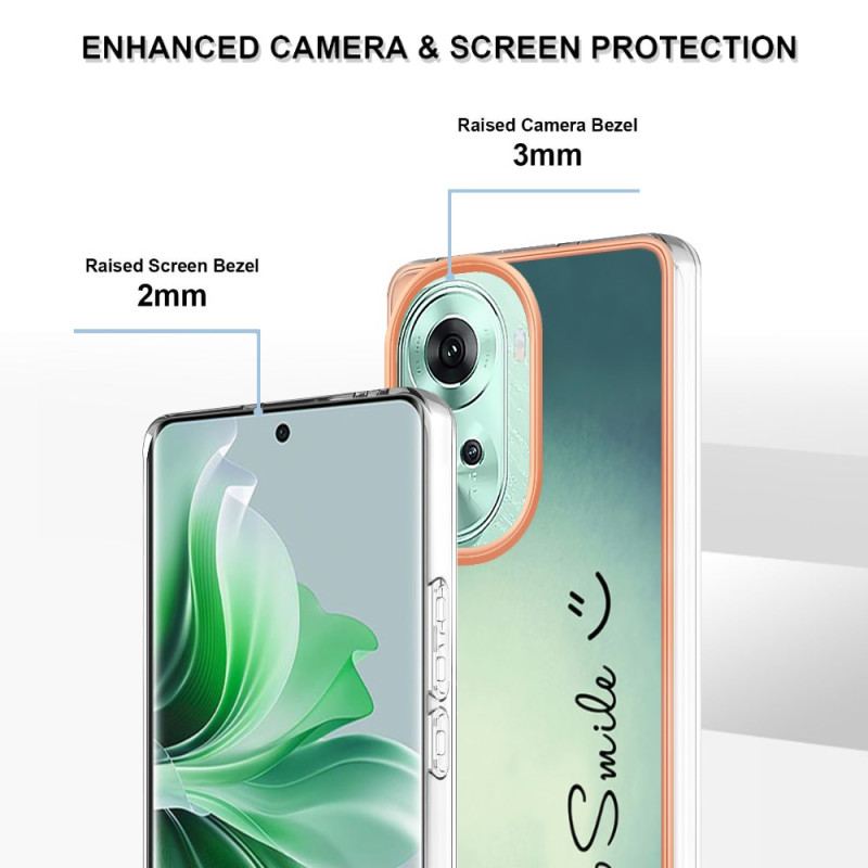 Etui Oppo Reno 11 5g Zachowaj Uśmiech