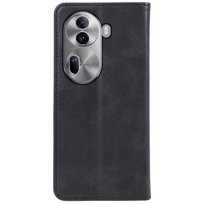 Flip Kotelot Oppo Reno 11 5g Etui Na Telefon Tekstura Łydki