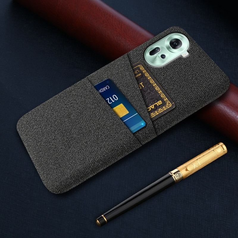 Futerały Oppo Reno 11 5g Etui Na Telefon Etui Na Karty Materiałowe