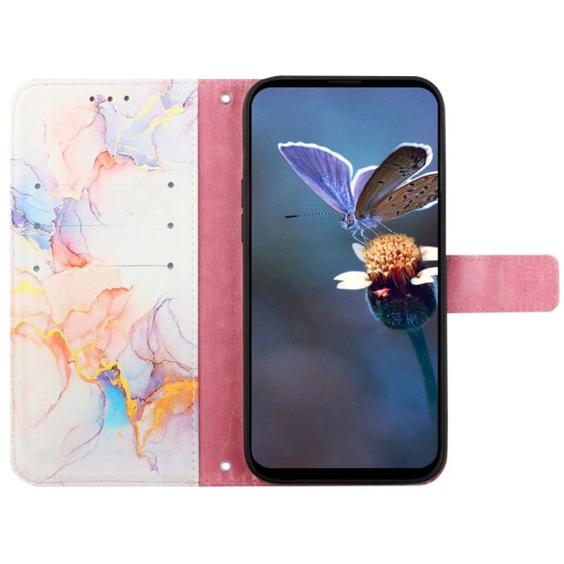 Obudowa Oppo Reno 11 5g Etui Na Telefon Marmurowy Pasek Na Ramię