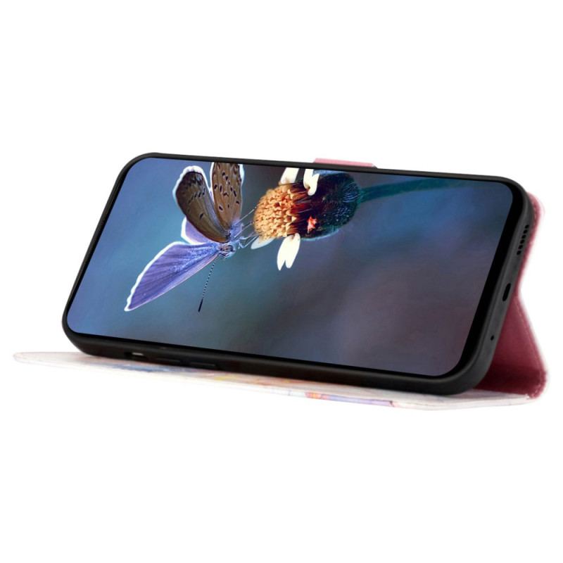 Obudowa Oppo Reno 11 5g Etui Na Telefon Marmurowy Pasek Na Ramię
