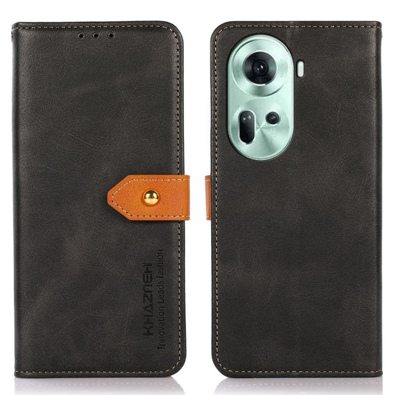 Pokrowce Oppo Reno 11 5g Złote Zapięcie Magnetyczne Khazneh