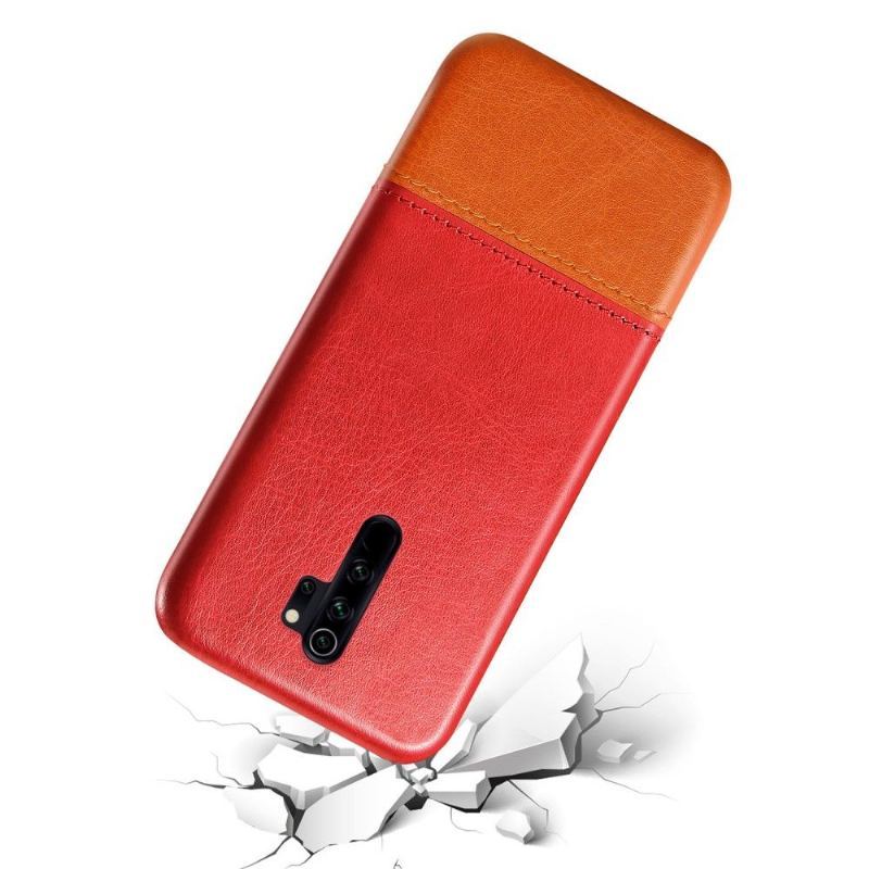 Etui do Xiaomi Redmi Note 8 Pro Dwukolorowy Efekt Skóry