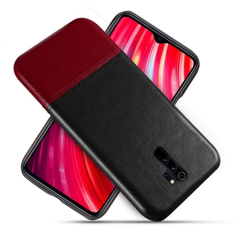 Etui do Xiaomi Redmi Note 8 Pro Dwukolorowy Efekt Skóry