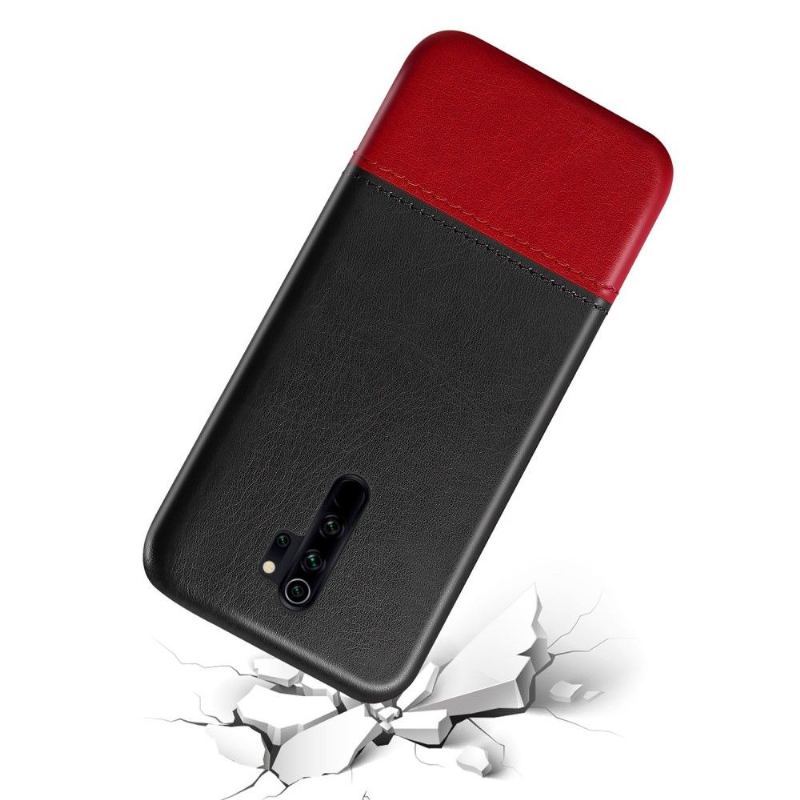 Etui do Xiaomi Redmi Note 8 Pro Dwukolorowy Efekt Skóry