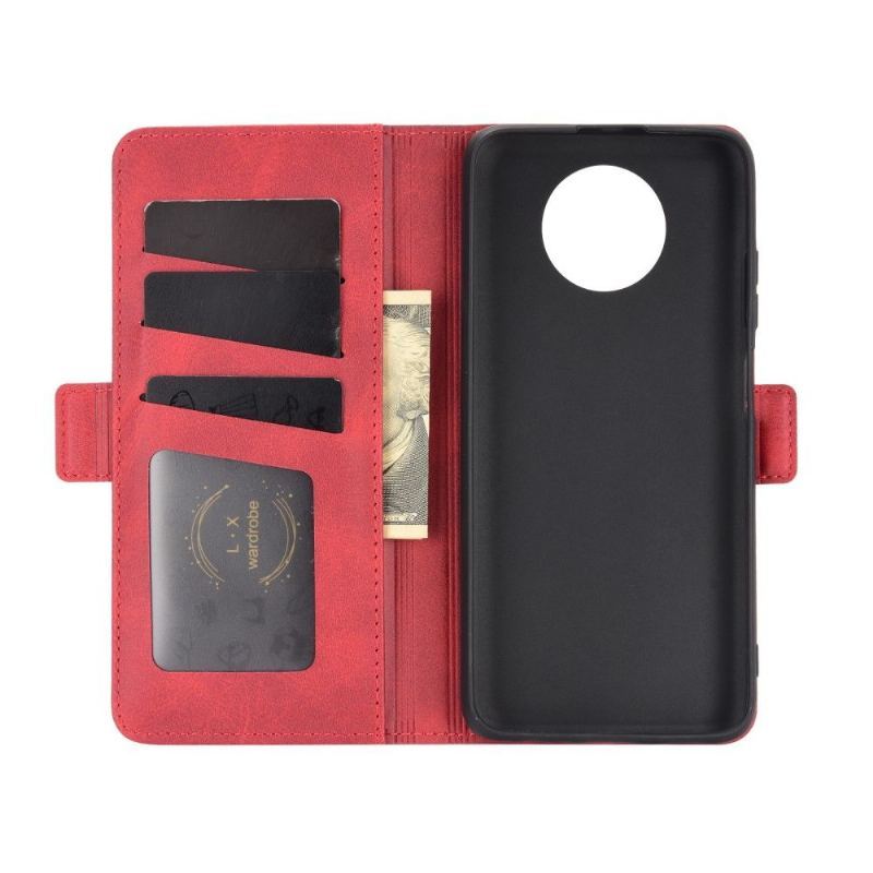 Skórzany Futerał do Xiaomi Redmi Note 9T Anti-fall Portfel Matowa Sztuczna Skóra
