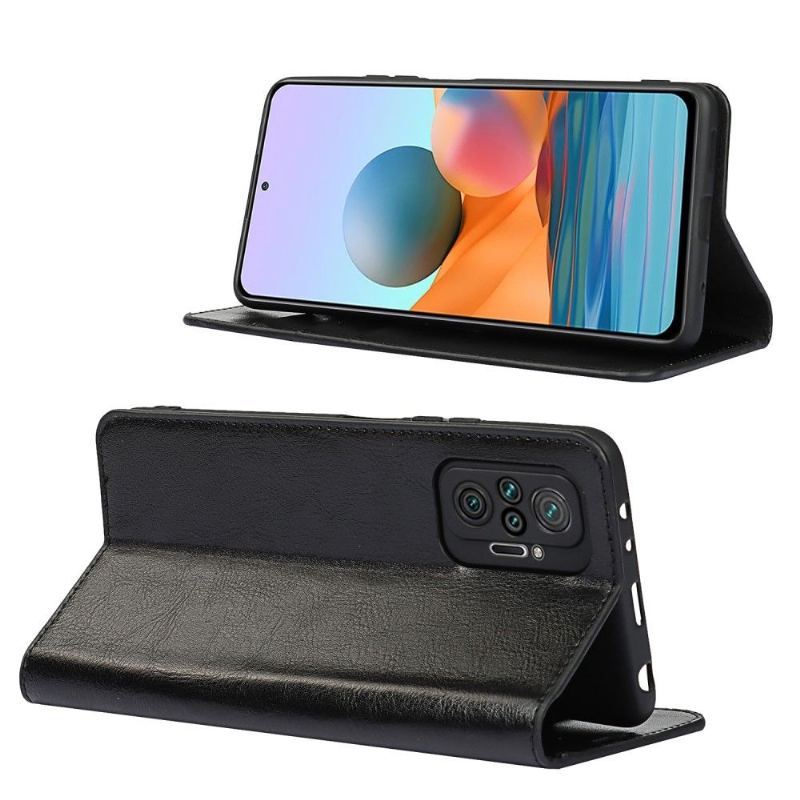 Etui Folio do Xiaomi Redmi Note 10 Pro Skórzany Uchwyt Na Karty Stojak Funkcyjny