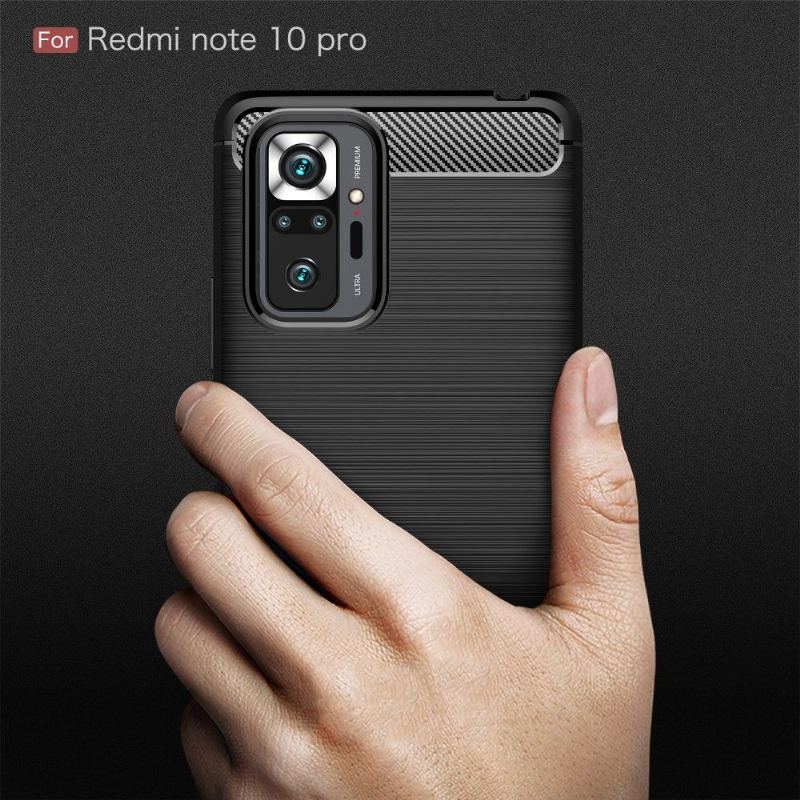 Futerały do Xiaomi Redmi Note 10 Pro Elastyczny Efekt Szczotkowany