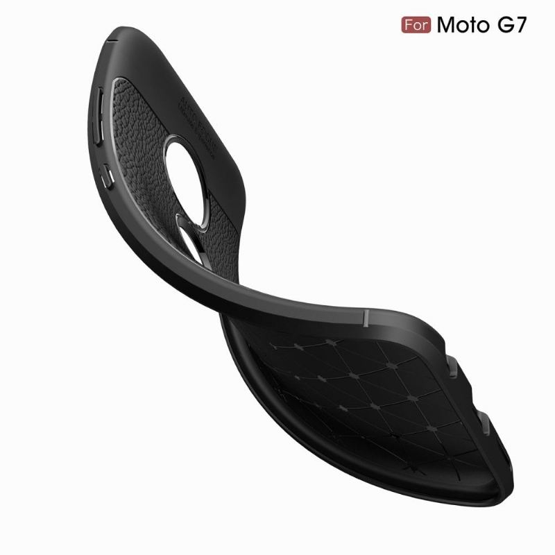 Futerały do Motorola Moto G7 Obrzeża Żel Wykończeniowy Ze Sztucznej Skóry