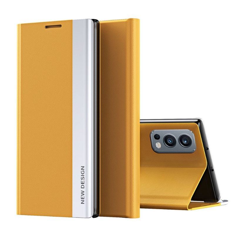 Case do OnePlus Nord 2 5G Biznes Biznesowy Magnes Z Efektem Skóry