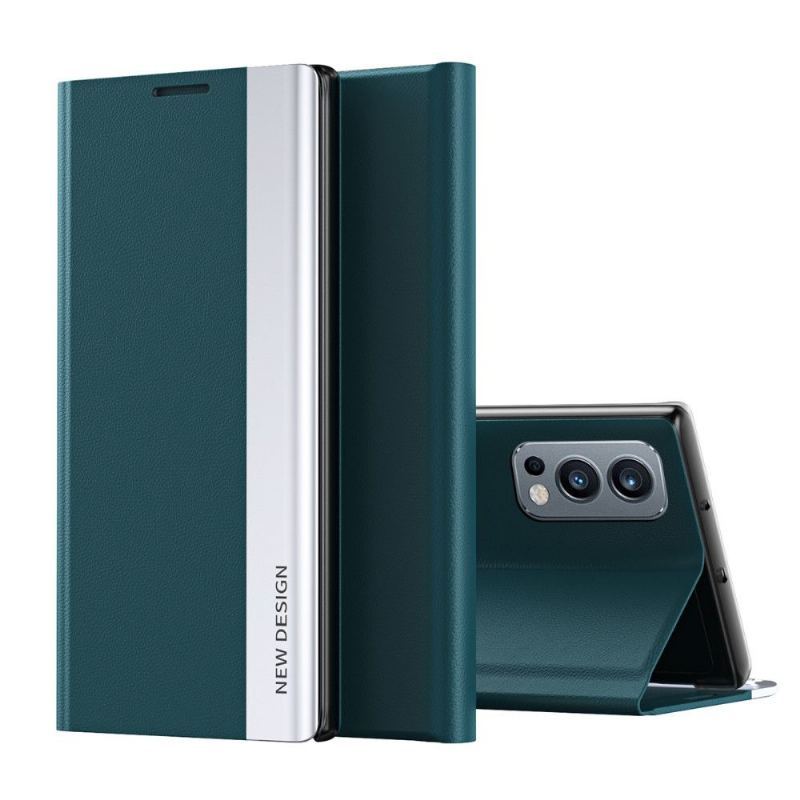 Case do OnePlus Nord 2 5G Biznes Biznesowy Magnes Z Efektem Skóry