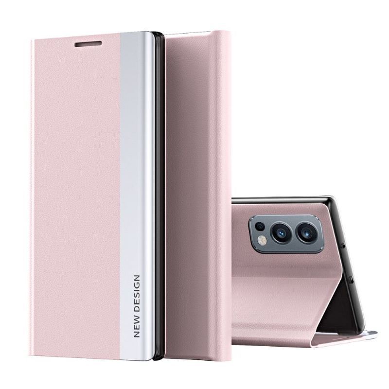 Case do OnePlus Nord 2 5G Biznes Biznesowy Magnes Z Efektem Skóry